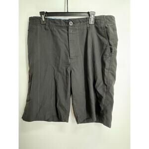 DC Shoes Men's Size 38 Black Pinstripe Casual Shorts 11" Inseam Skate Streetwear